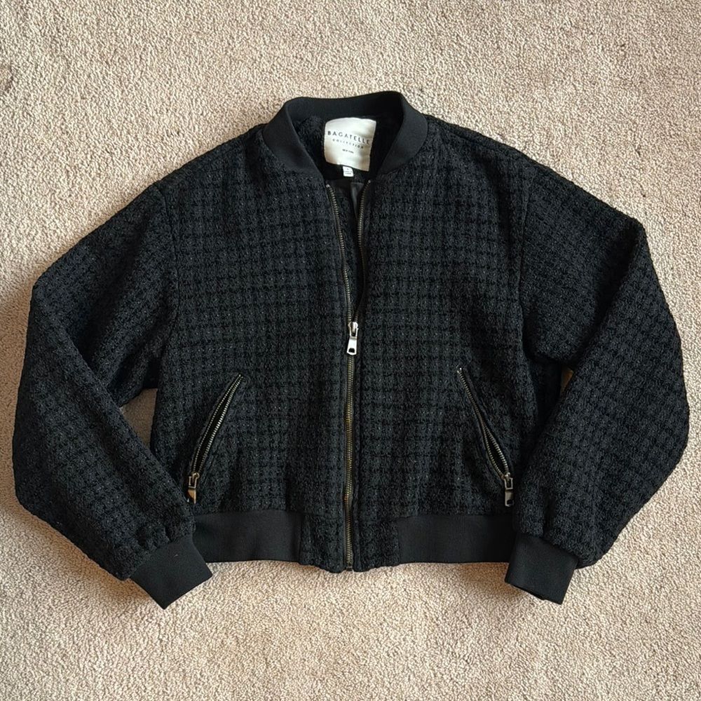 Bagatelle Black Bomber Jacket